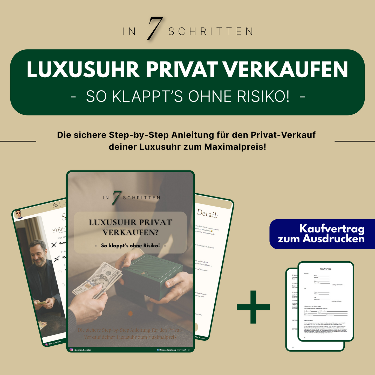 Luxusuhr privat kaufen, Anleitung